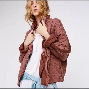 Free People quilted dolman jacket